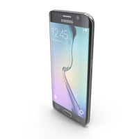 Samsung Galaxy S6 Edge Black Sapphire PNG & PSD Images