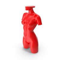 Mannequin A Plastic Red PNG & PSD Images