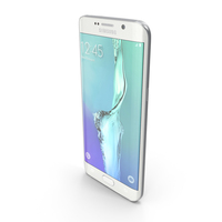 Samsung Galaxy S6 edge+ White Pearl PNG & PSD Images