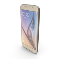 Samsung Galaxy S6 Gold Platinum PNG & PSD Images