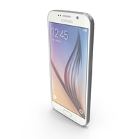 Samsung Galaxy S6 White Pearl PNG & PSD Images