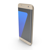 Samsung Galaxy S7 edge Gold PNG & PSD Images