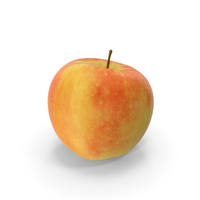 3D Scan of Red Apple PNG & PSD Images
