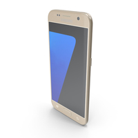 Samsung Galaxy S7 Gold PNG & PSD Images