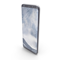Samsung Galaxy S8 Arctic Silver PNG & PSD Images