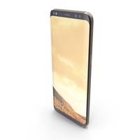 Samsung Galaxy S8 Maple Gold PNG & PSD Images