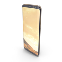 Samsung Galaxy S8 Plus Maple Gold PNG & PSD Images
