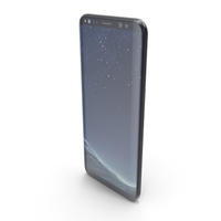 Samsung Galaxy S8 Plus Midnight Black PNG & PSD Images