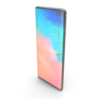 Samsung Galaxy S10 Plus Ceramic White PNG & PSD Images