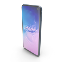 Samsung Galaxy S10e Prism Blue PNG & PSD Images