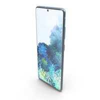 Samsung Galaxy S20 Cloud Blue PNG & PSD Images