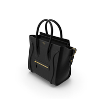 Celine Luggage Black Handbag PNG & PSD Images