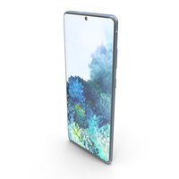 Samsung Galaxy S20+ Cloud Blue PNG & PSD Images