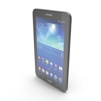 Samsung Galaxy Tab 3 Lite 7.0 & 3G Black PNG & PSD Images