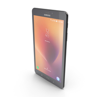 Samsung Galaxy Tab A 8.0 (2017) Black PNG & PSD Images