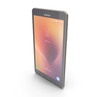 Samsung Galaxy Tab A 8.0 (2017) Gold PNG & PSD Images