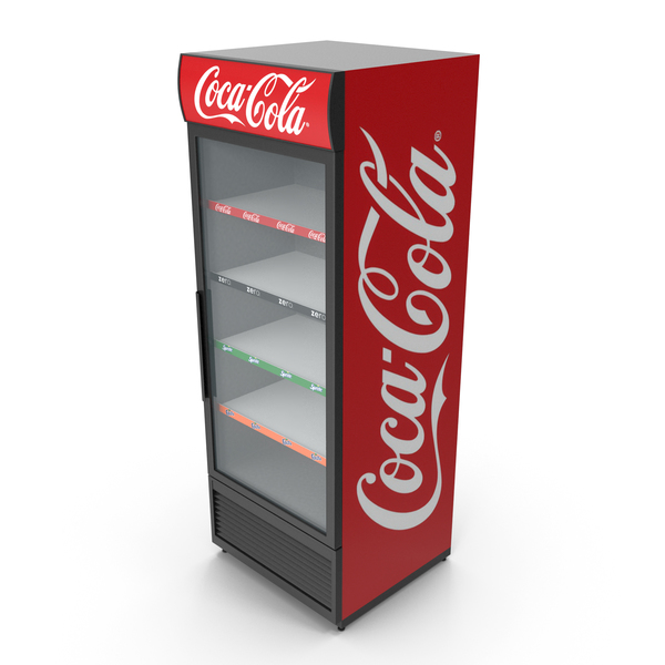 Coca-Cola Refrigerator (Empty) PNG & PSD Images