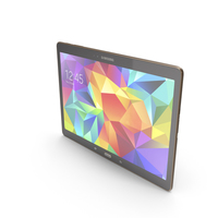 Samsung Galaxy Tab S 10.5 & LTE Titanium Bronze PNG & PSD Images