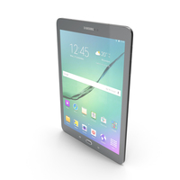 Samsung Galaxy Tab S2 9.7 Black PNG & PSD Images