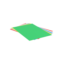 Colored Papers Stack PNG & PSD Images