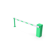 Automatic Road Barrier Green PNG & PSD Images