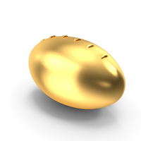Rugby Ball Gold PNG & PSD Images