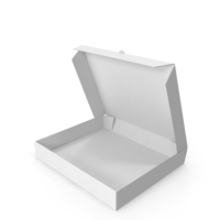 Pizza Box White Paper Rectangle Open PNG & PSD Images