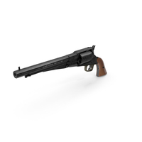 Remington Navy Revolver Model 1863 PNG & PSD Images