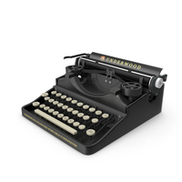 Underwood Bank Portable Typewriter PNG & PSD Images