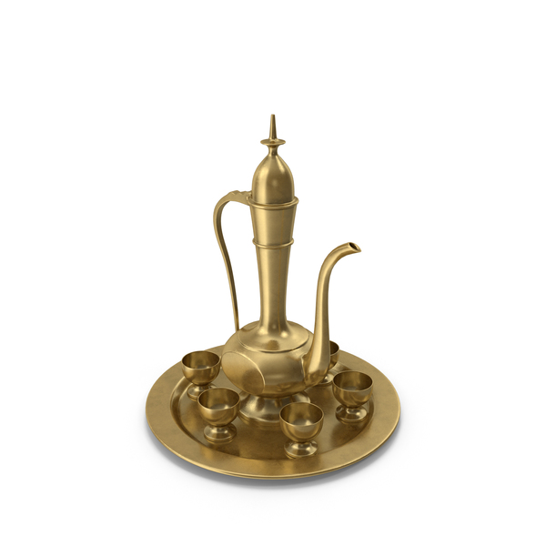 Dallah Tea Set PNG & PSD Images
