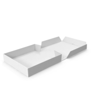 Pizza Box White Paper 6 inch Open PNG & PSD Images