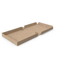Pizza Box Kraft Paper 12 inch Open PNG & PSD Images