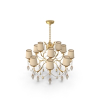 Baroque Crystal Chandelier PNG & PSD Images