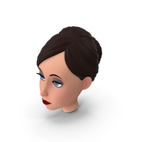 Cartoon Female Head PNG & PSD Images
