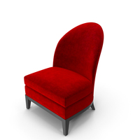 Red velvet Du Bout Du Monde Club Chair PNG & PSD Images