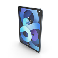 iPad Air 4 2020 Sky Blue PNG & PSD Images