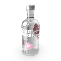 Absolut Raspberri Vodka Bottle PNG & PSD Images