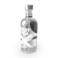 Absolut Vanilia Vodka Bottle PNG & PSD Images