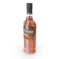 Auchentoshan American Oak Whisky Bottle PNG & PSD Images