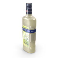 Becherovka Lemond Liqueur Bottle PNG & PSD Images