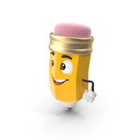 Cartoon Pencil Hands on Hips PNG & PSD Images