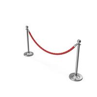 Silver Rope Barriers PNG & PSD Images