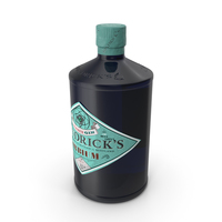 Hendrick's Orbium Gin Bottle PNG & PSD Images