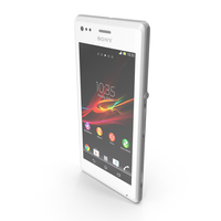 Sony Xperia M White PNG & PSD Images