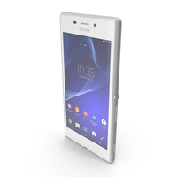 Sony Xperia M2 White PNG & PSD Images