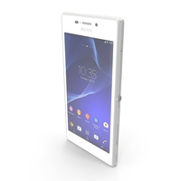 Sony Xperia M2 White PNG & PSD Images