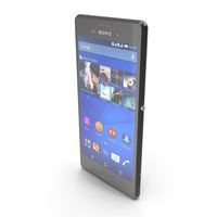 Sony Xperia M4 Aqua Black PNG & PSD Images