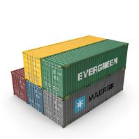 Shipping Containers PNG & PSD Images