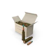 Box of 5.45×39mm Intermediate Cartridge PNG & PSD Images