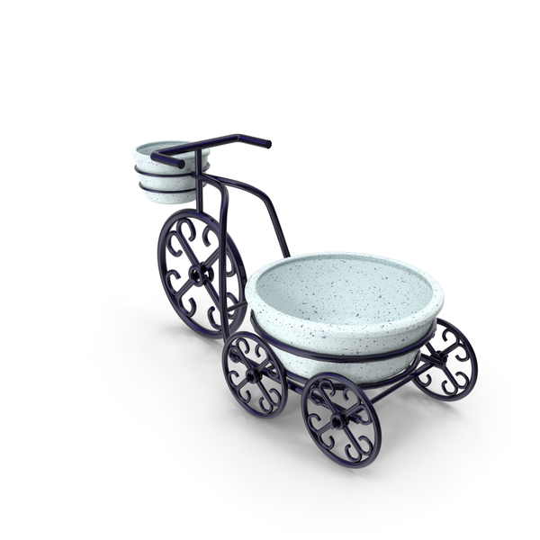 Bicycle Flower Pot Stands PNG & PSD Images